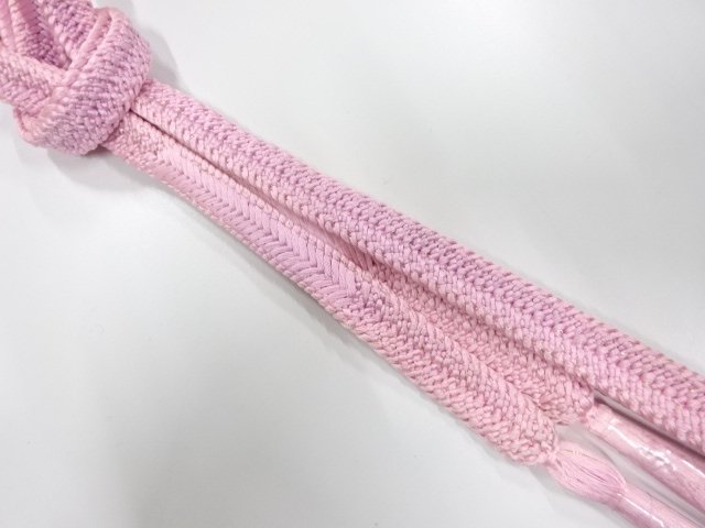 未使用品　正絹　手組帯締め